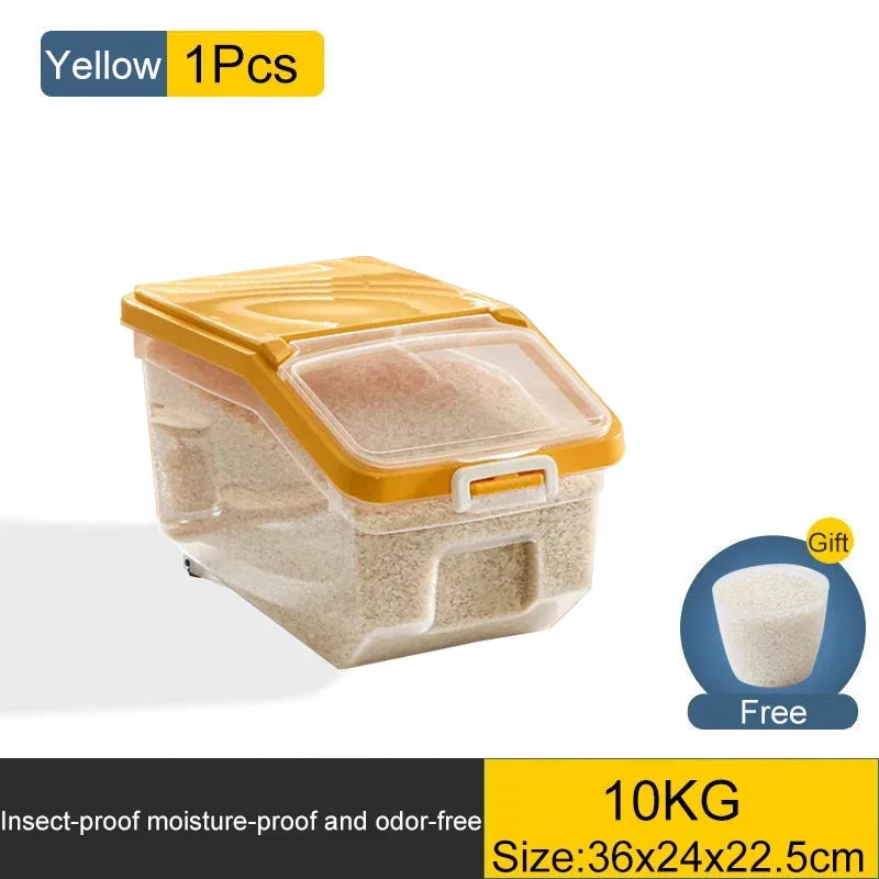 10KG Dry Food Dispenser – Airtight Storage Container with Lid
